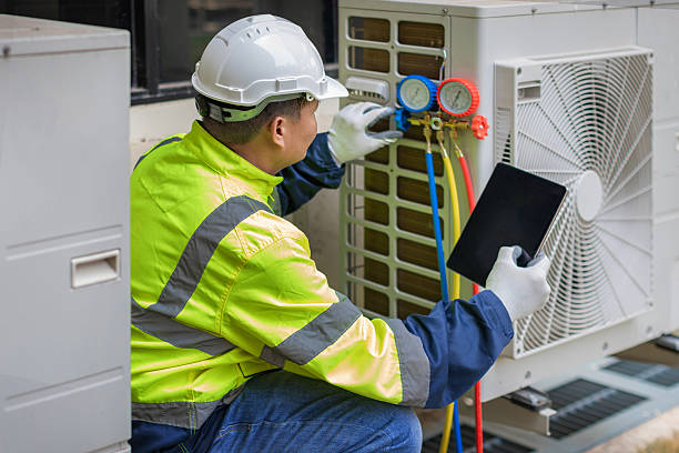 Professional Hvac technician working in Ontario, CA